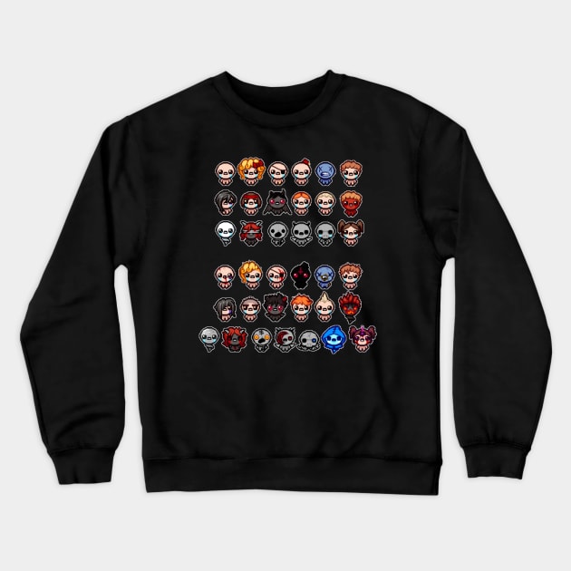 Binding of Isaac - Characters Crewneck Sweatshirt by mailtires